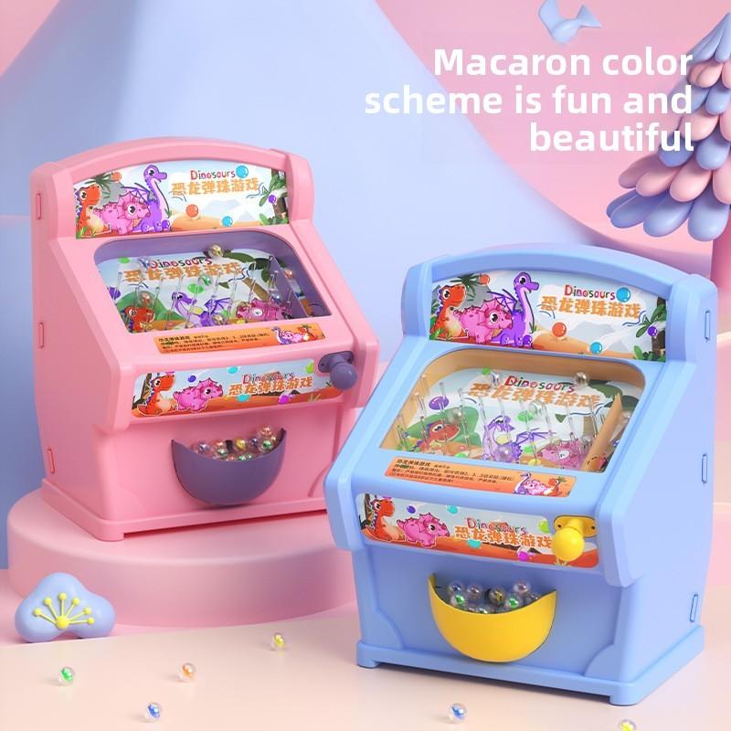 Игровой автомат Пинбол с динозаврами Электрическая головоломка Игрушка для детей с мигающими огнями и музыкой