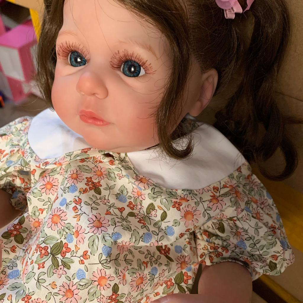 Реалистичная 3D-краска с видимыми венами, 20 дюймов, 50 см, мягкая силиконовая кукла Reborn, игрушка Alive Kids Boneca Art Bebe