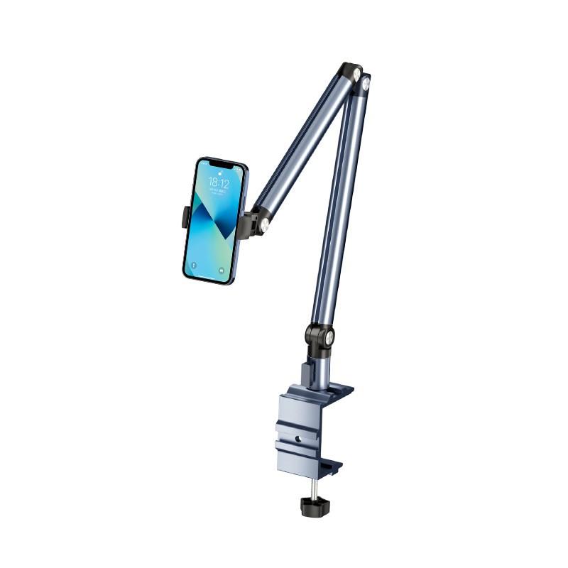Aluminum Alloy Bedside Phone Holder Tablet Stand Bed Desk Lazy User Adjustable Folding Mount