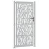 VidaXL Garden Gate Steel Weatherproof Design Traces, Fence Gate, Outdoor Gate, Metal Gate, 4100988