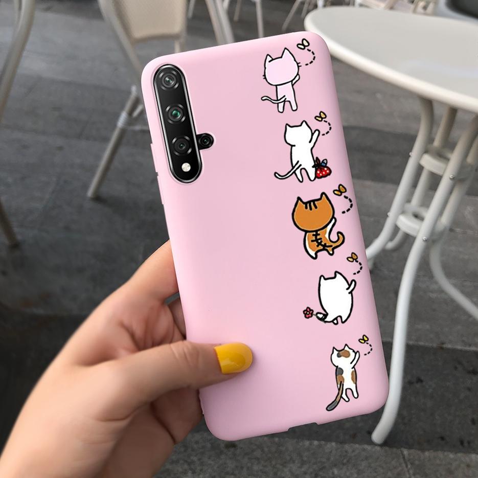 For Huawei Nova 5T Case Honor 20 Fashion Art Painted Cover Soft Slim Phone Case For Huawei Nova 5T 5 T Honor20 Back Cover Bumper