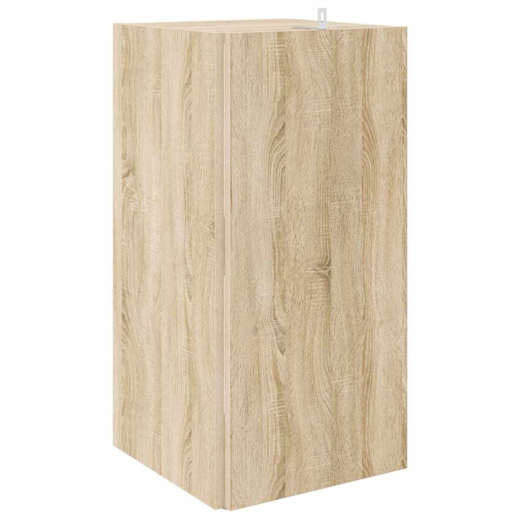 vidaXL Eckregal Sonoma-Eiche 33x33x67 cm Holzwerkstoff