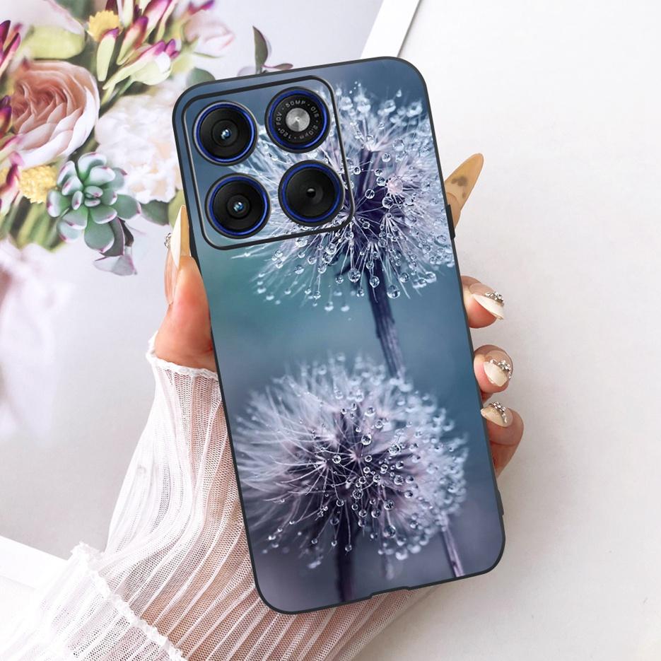 For Motorola Edge 70 Case XT2601-2 Cute Cat Peacock Painted Cover Soft Silicone Case For Motorola Edge 70 Fusion Edge70 5G Shell