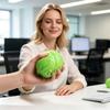 Игрушка-капуста для снятия стресса, антистресс, зеленая капуста, сжимаемая игрушка, эластичный овощ, фиджет, сенсорная игрушка, подарок офисному работнику