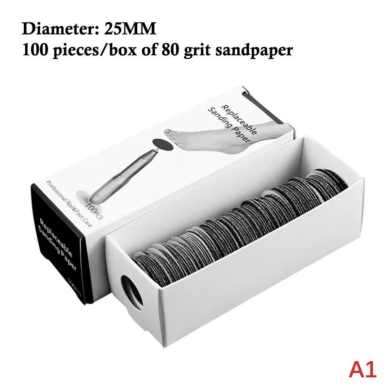 Сменные диски для педикюра, наждачная бумага, полировка, удаление огрубевшей кожи стоп, мозолей, напильник для пяток, металлические электрические инструменты для педикюра