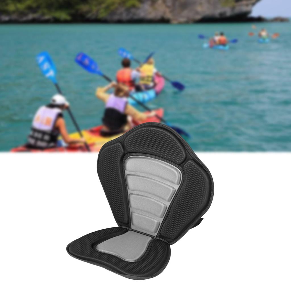 Мягкое сиденье для каяка класса люкс, съемная задняя сумка, сиденье для каноэ сверху, сиденье для каякинга