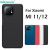 Для Xiaomi Mi 11 12 Чехол Nillkin Frosted Shield PC Жесткая задняя крышка для Mi11 MI12 12S Pro Lite Ultra 5G 4G Корпус
