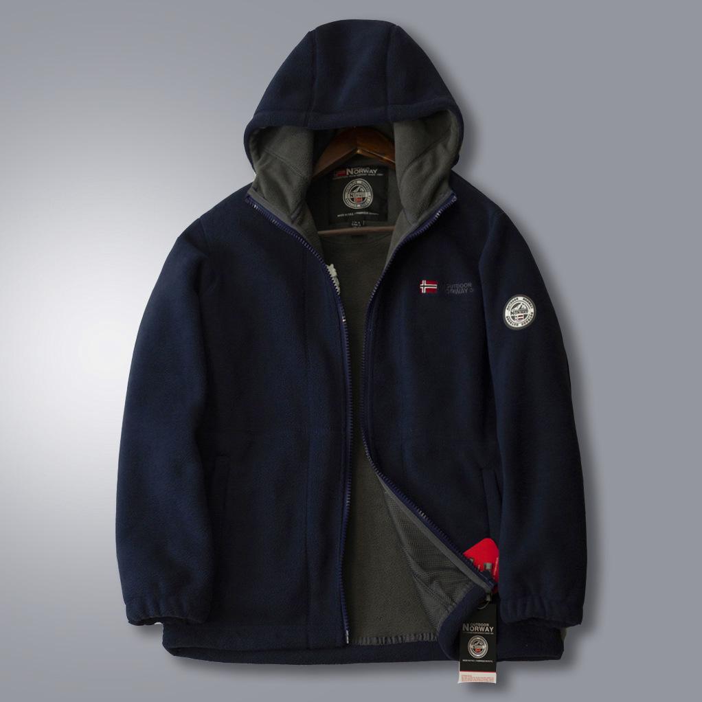 Мужская флисовая куртка: Утолщенная толстовка из овечьего флиса для отдыха на свежем воздухе весной, осенью и зимой