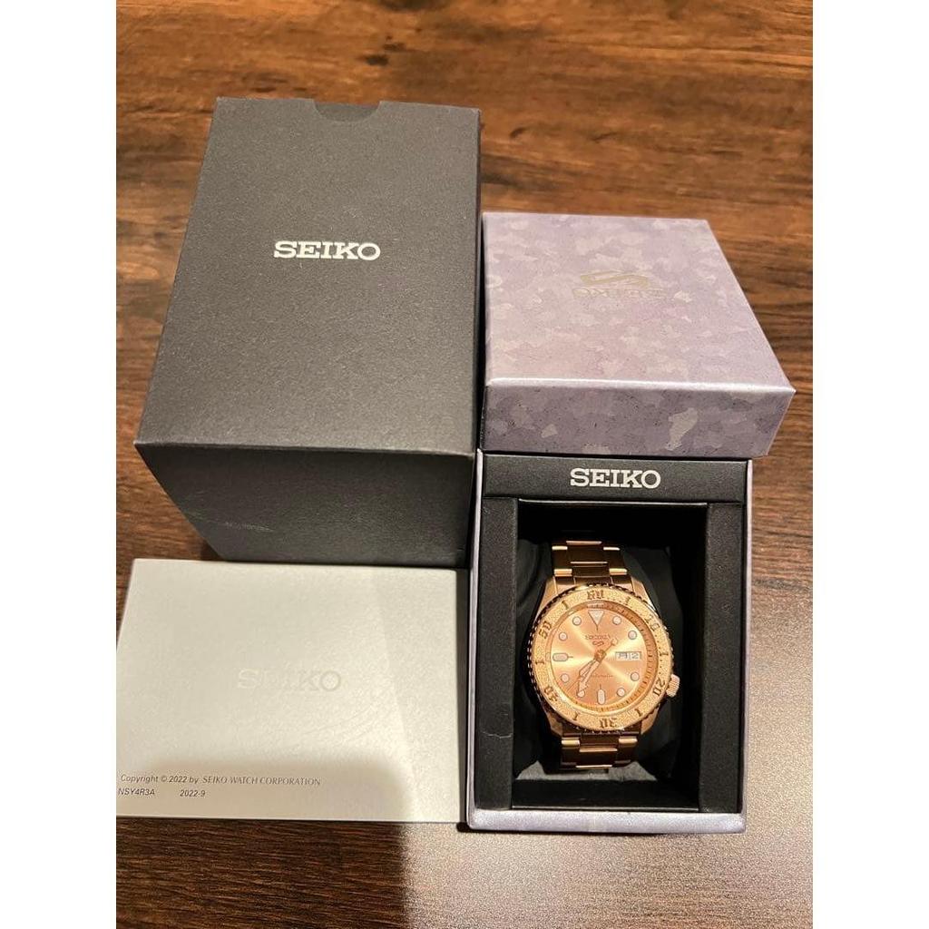 Used SEIKO Five Sports Rose Gold SBSA064