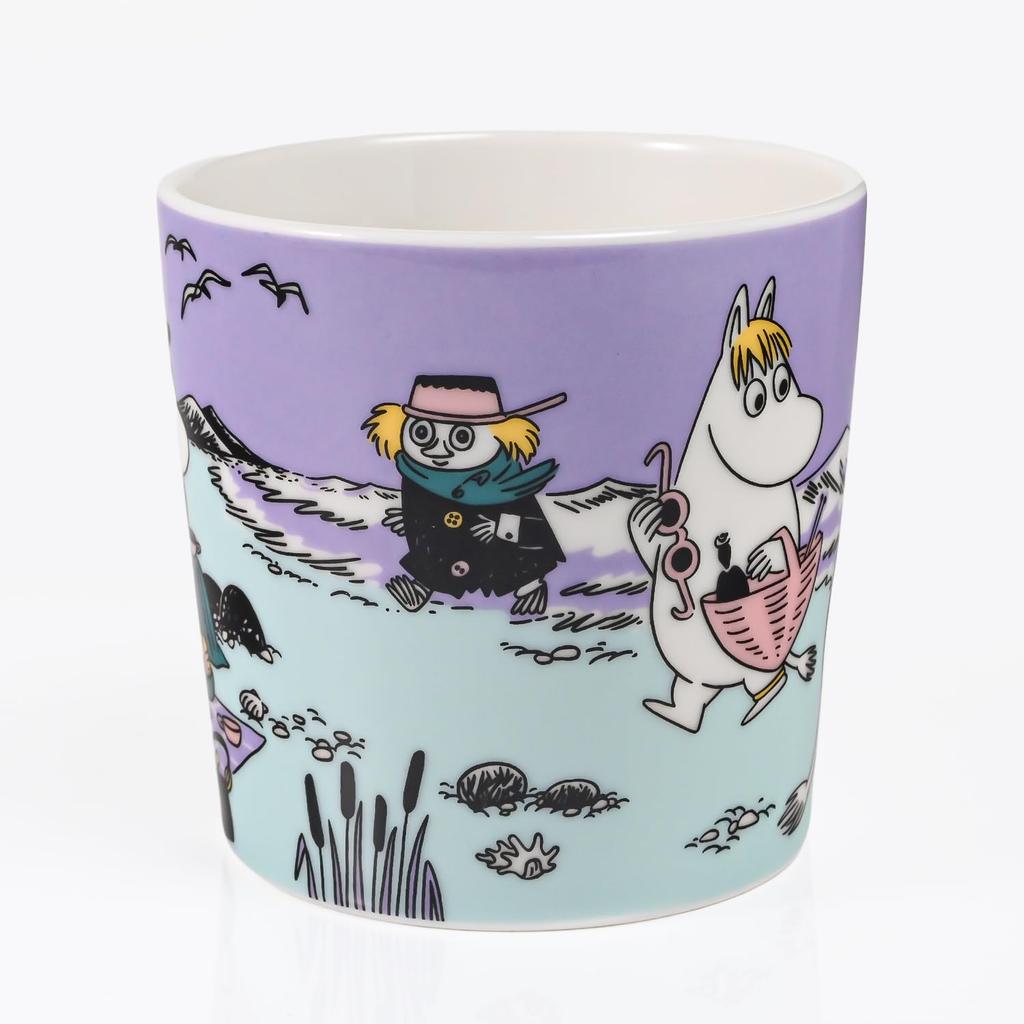 Арабия 2025 Лето Лимитированная Серия Муми-Тролль Пляж Скандинавская Финская Керамическая Кружка, 300 мл, Коллекция, День, 1076298, Посуда в западном стиле, Стиль,