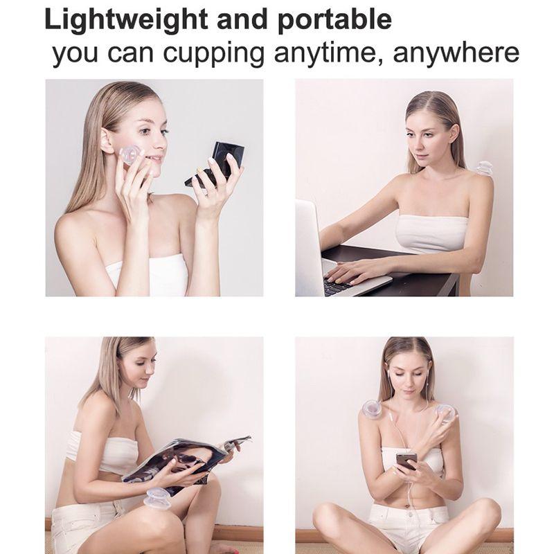 1шт силиконовые антицеллюлитные вакуумные присоски массажные чашки банки для физиотерапии