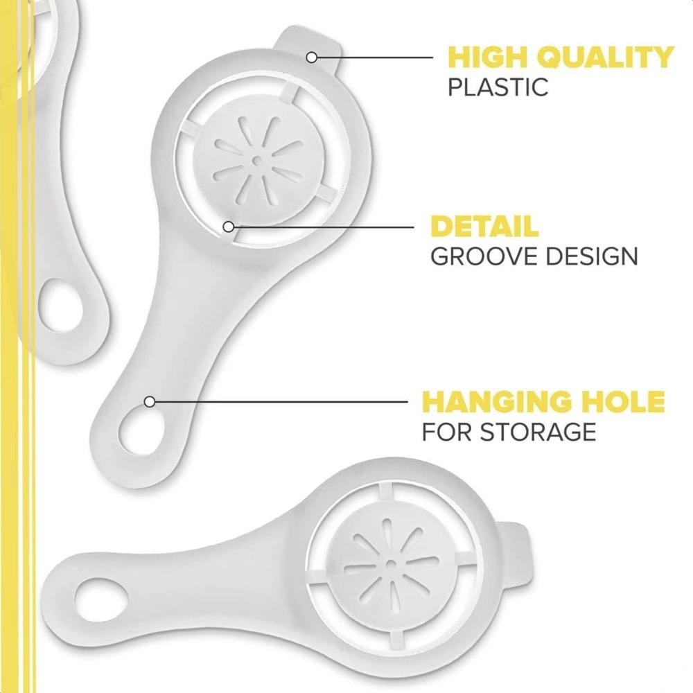2шт Яичный сепаратор, яичный желток и белок сепаратор, яичный белок разделитель, яичный белок разделитель инструменты Яичный желток фильтр