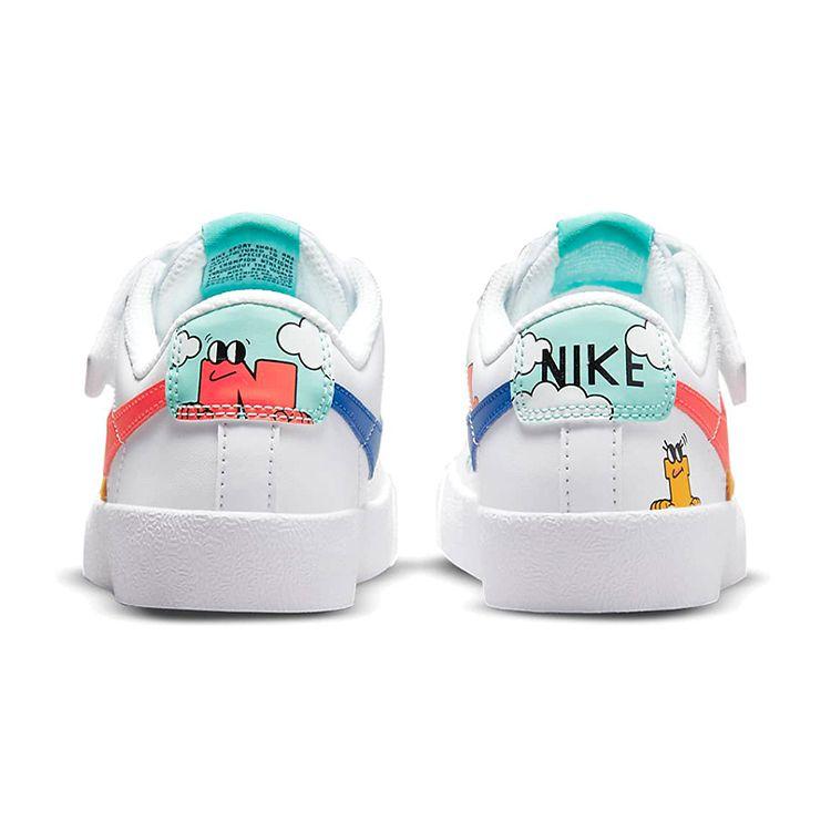 Nike Детские кроссовки Blazer Low 77 BP Creative Adventures White Game-Royal Black DJ5203-164