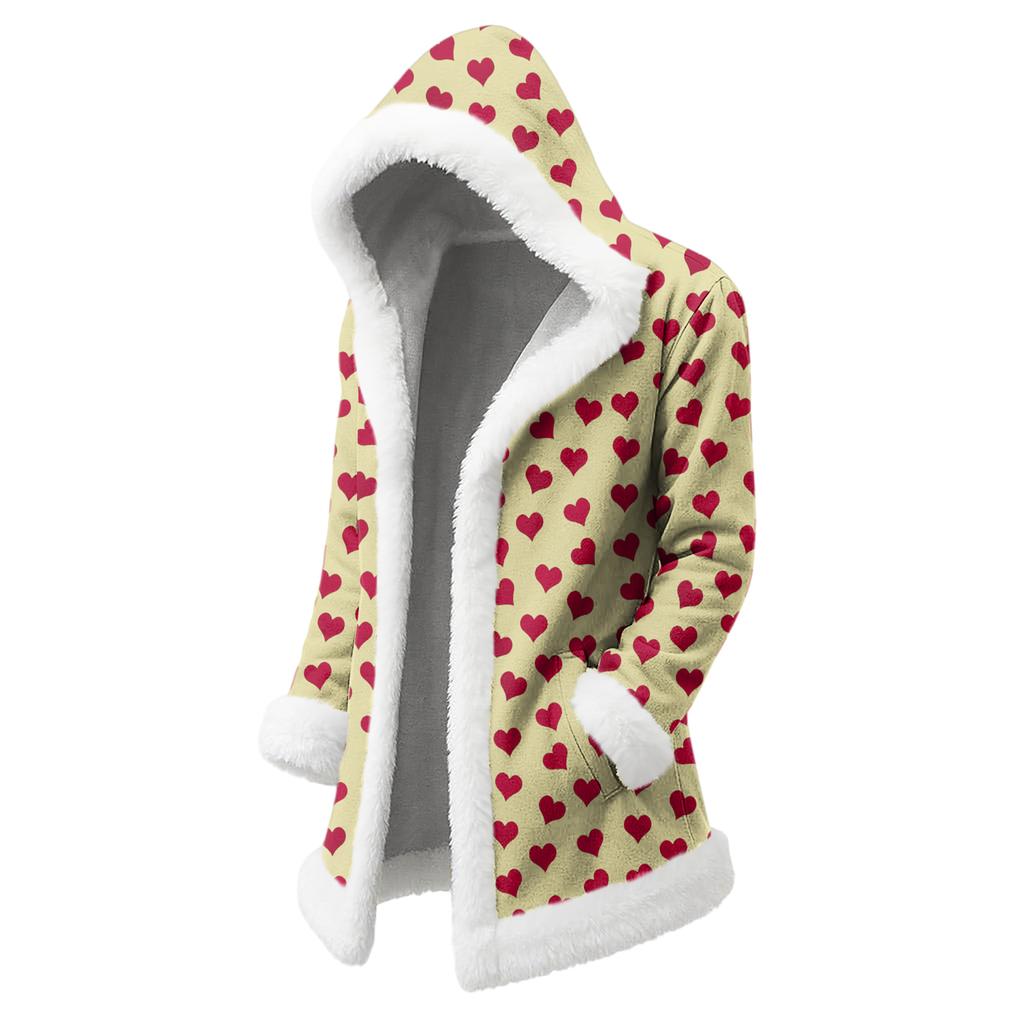 Унисекс кардиган с капюшоном и карманами, теплая верхняя одежда