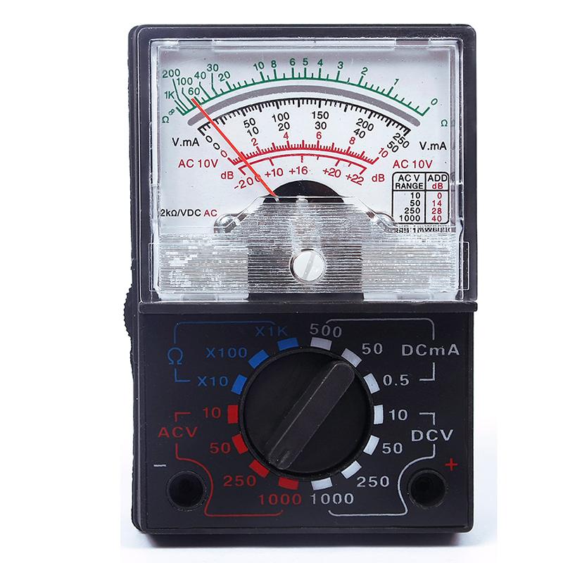 Электрический AC/DC ом вольтметр амперметр мультиметр мультитестер MF-110A
