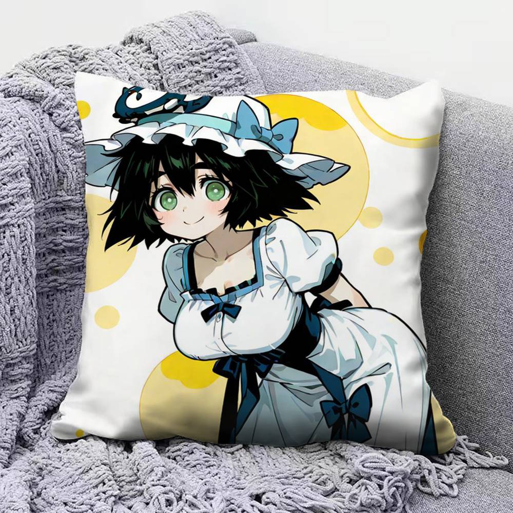 Steins;Gate Anime Girl Pillow Covers, Home Sofa Cushion Covers And Aecorative Custom
