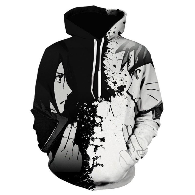 Mens Hooded Sweatshirt 3D Printed Loose Fit Casual Streetwear Air Layer Fabric