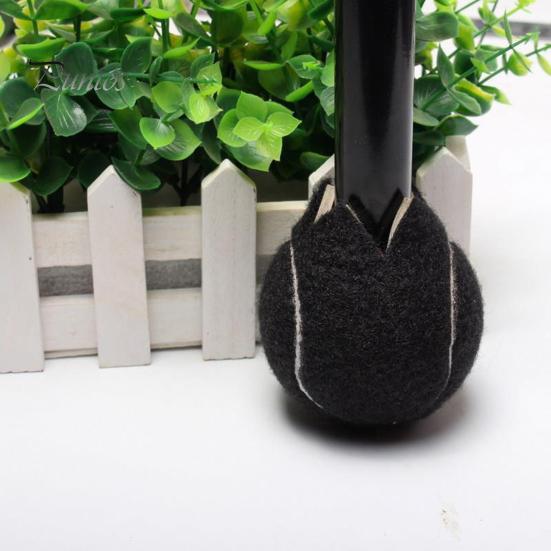 4 шт. предварительно нарезанных теннисных мячей Walker для ножек мебели, защита пола, универсальные войлочные накладки на ножки Walker, скользящие покрытия для пожилых людей