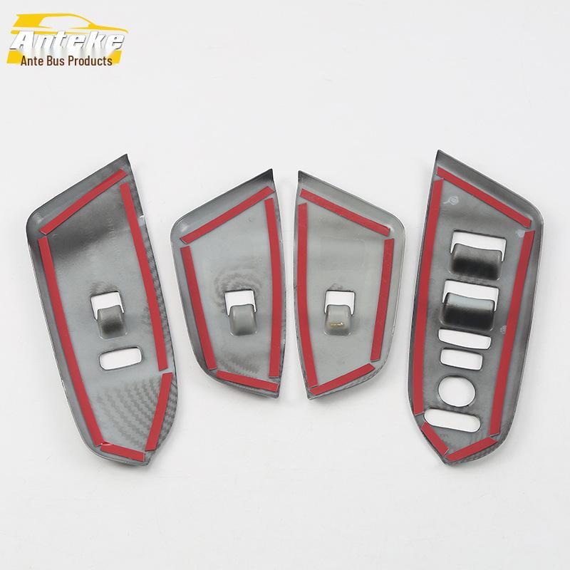 Fits 17 CRV: Car Door Window Armrest Lifting Button Decorative Frame Accessories