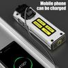 NEW Super Bright LED Source Flashlight Work Lamp with Magnet Alarm SOS Key Chain Power Bank Waterproof Emergency Flashlight