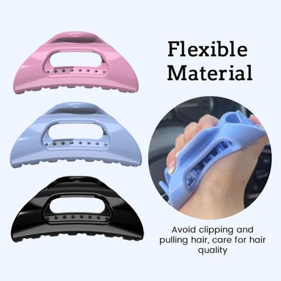 Женская заколка для волос с нескользящими зубцами, не ломающаяся, среднего размера, декоративный инструмент для укладки волос, аксессуар для густых волос