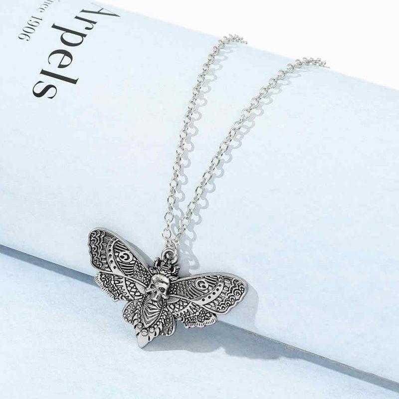 2025 Skull Butterfly Eagle Pendant, Retro Hip Hop Punk Necklace for Students