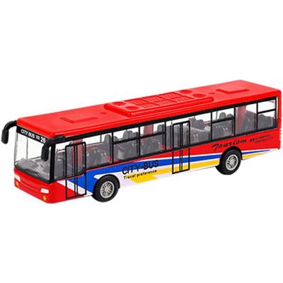 Отодвинуть школьный автобус Городской автобус Игрушечные колеса на автобусе Грузовики с задним приводом на трении Подарок на день рождения