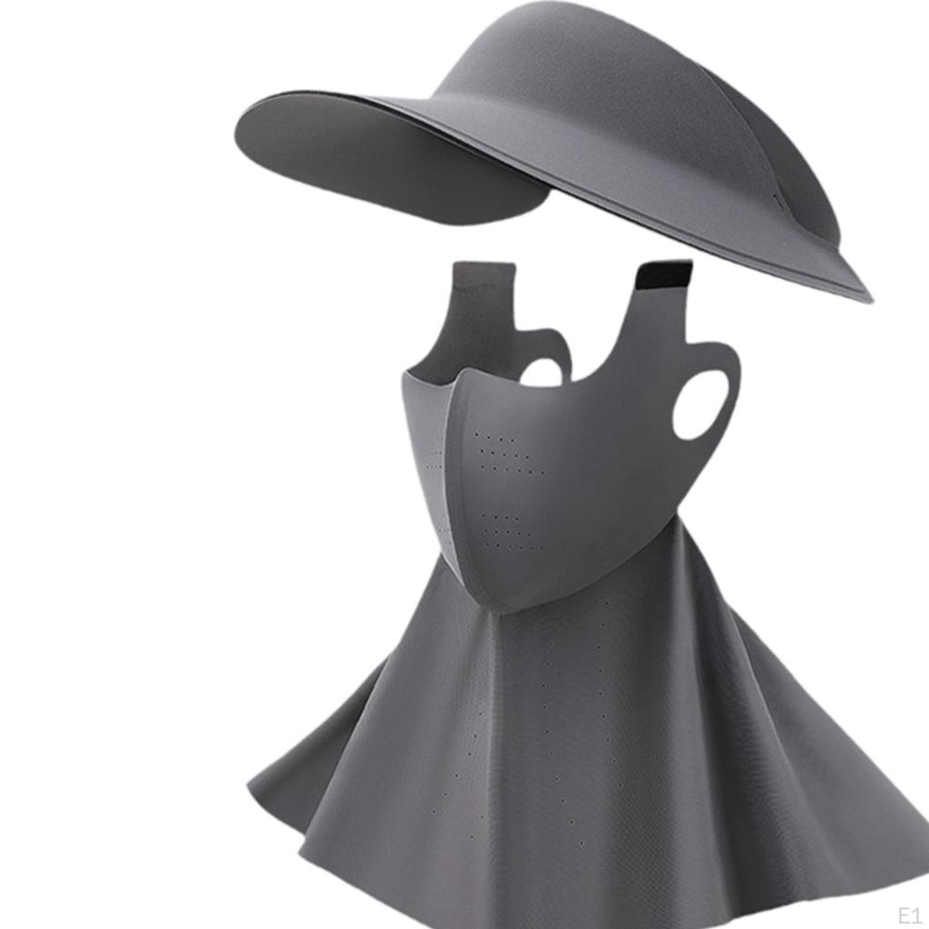 Солнцезащитная шляпа для лица, дышащая, охлаждающая, летняя, женская, для осмотра достопримечательностей