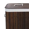 Bamboo Laundry Basket Dirty Clothes Hamper Bins Washing for Nursery,