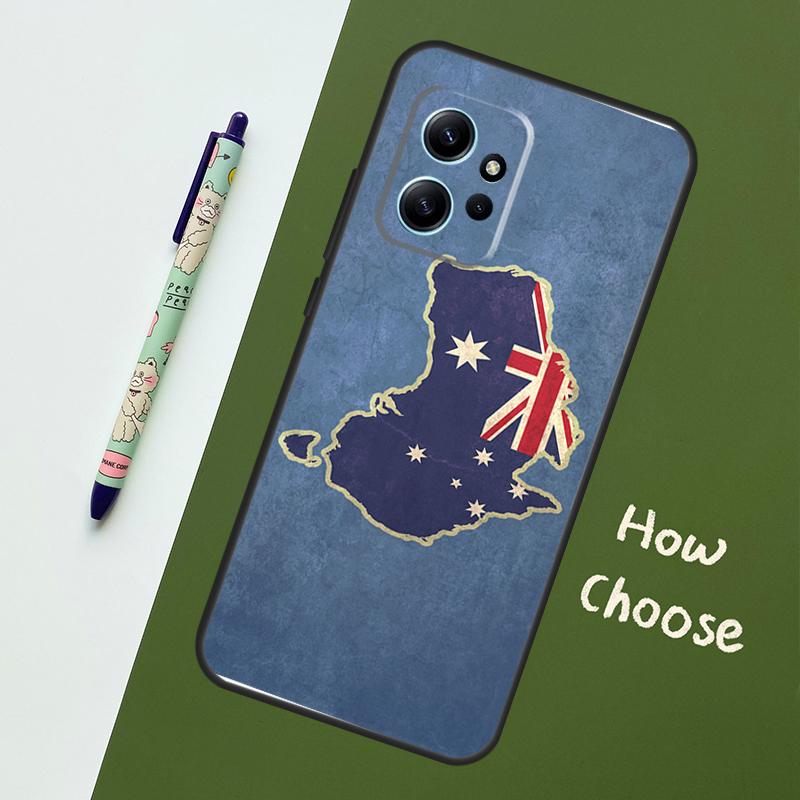 Флаг Австралии для Xiaomi Redmi Note 12S 11S 10S 9S Note 12 8 9 10 11 Pro Чехол для телефона Redmi 12 9 C 10C