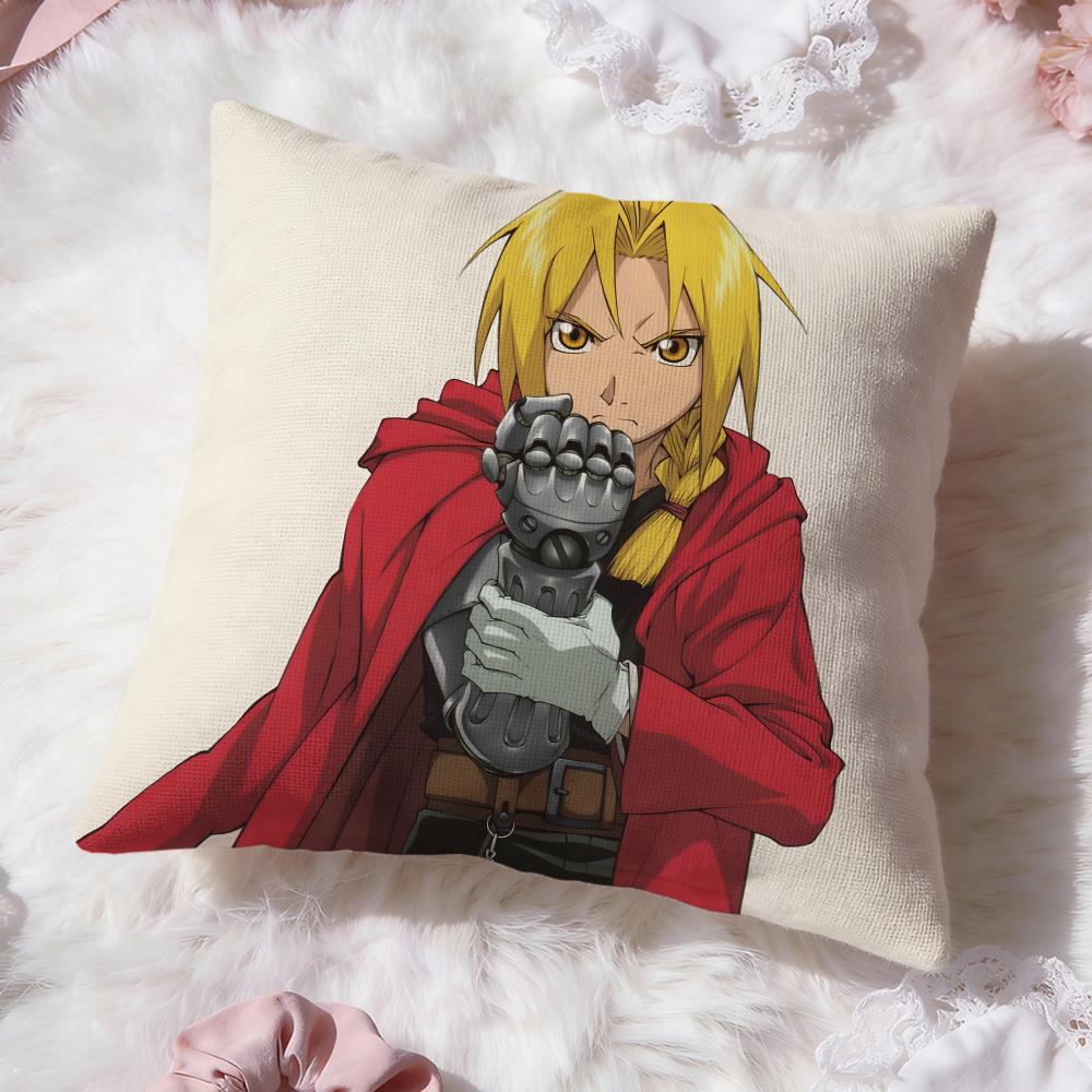 F-FULLMETAL ALCHEMIST Наволочка Премиум Комфорт Двусторонняя Подушка - Дизайн Два в Одном для Любой Комнаты и Салона Автомобиля