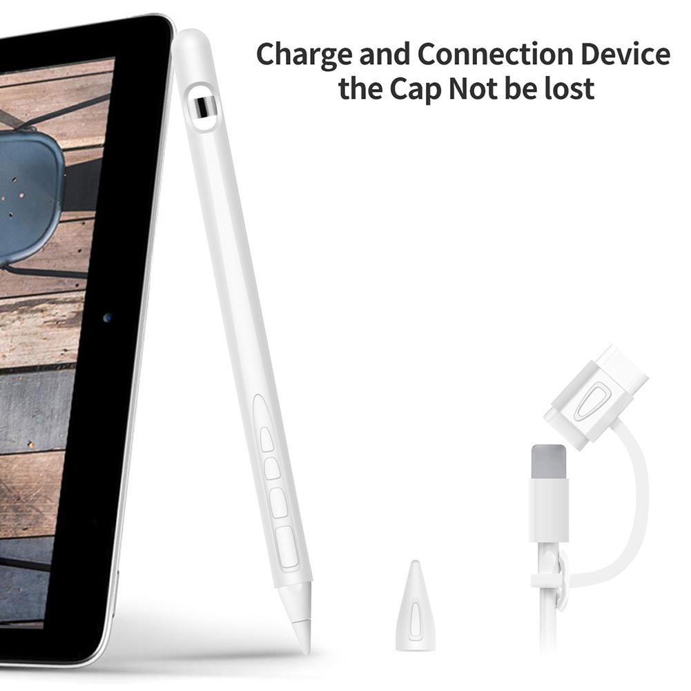 Силиконовый чехол для Apple Pencil Противоскользящий держатель для карандаша Рукав Защитная крышка