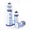 Ocean Flash Lighthouse Fishing Net Starfish Shell Metal Beacon Tower Ornaments