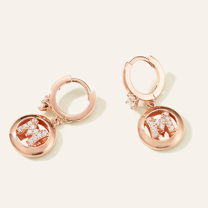 METROCITY JEWELRY M Basic Sterling Silver Rose Earrings A231SE9013RPA