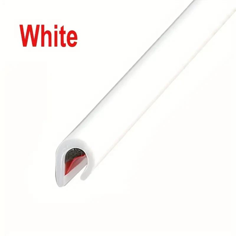 5M Автомобильная дверная кромка протектора Универсальная авто антицарапающая полоса хромированная молдинг отделка уплотнительная полоса для воздуховыпускного отверстия двери капота багажника