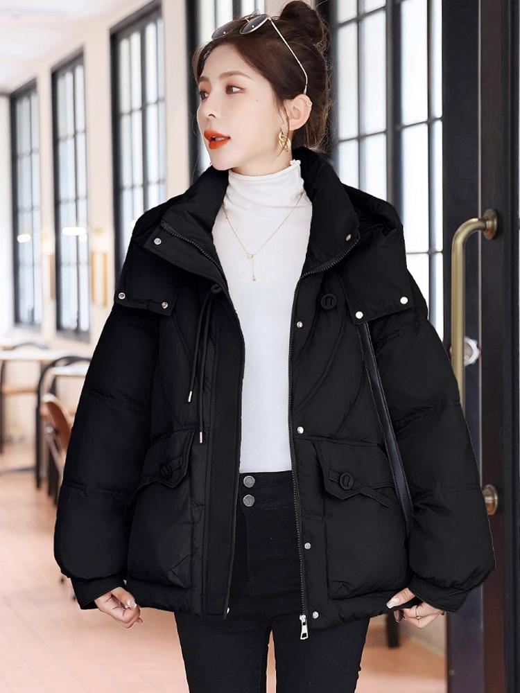 Маленькая хлопковая одежда зима 2025 новая зимняя одежда корейская версия куртка утолщенная хлопковая одежда женская свободная хлопковая
