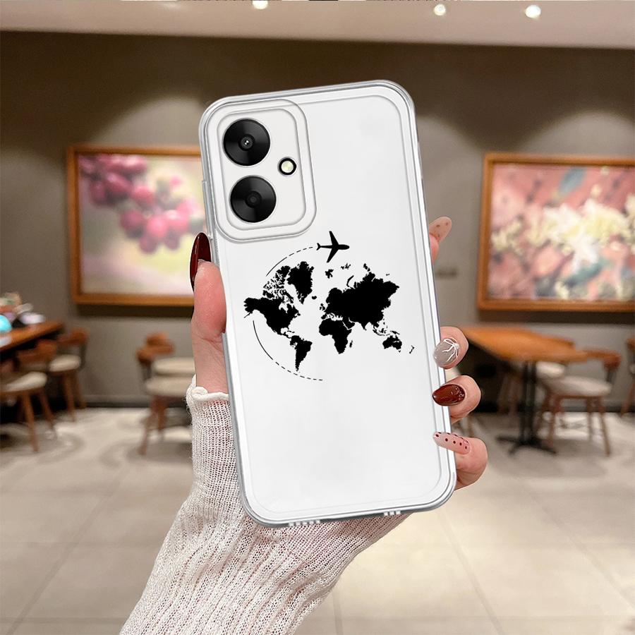 Мягкий чехол-кейс с рисунком самолета для Xiaomi Poco X3 Pro X3 NFC