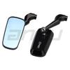 CNC aluminum alloy rearview mirror electric motorcycle modified universal reversing mirror blue mirror anti-glare
