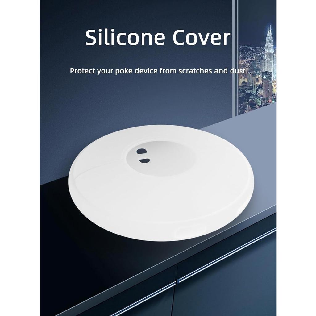 2 IN1 Magnetic Charging Stand and Silicone Protective Cover Pokémon GO Plus+ Charging Holder with USB Type-C Charger Cable and RGB Indicators