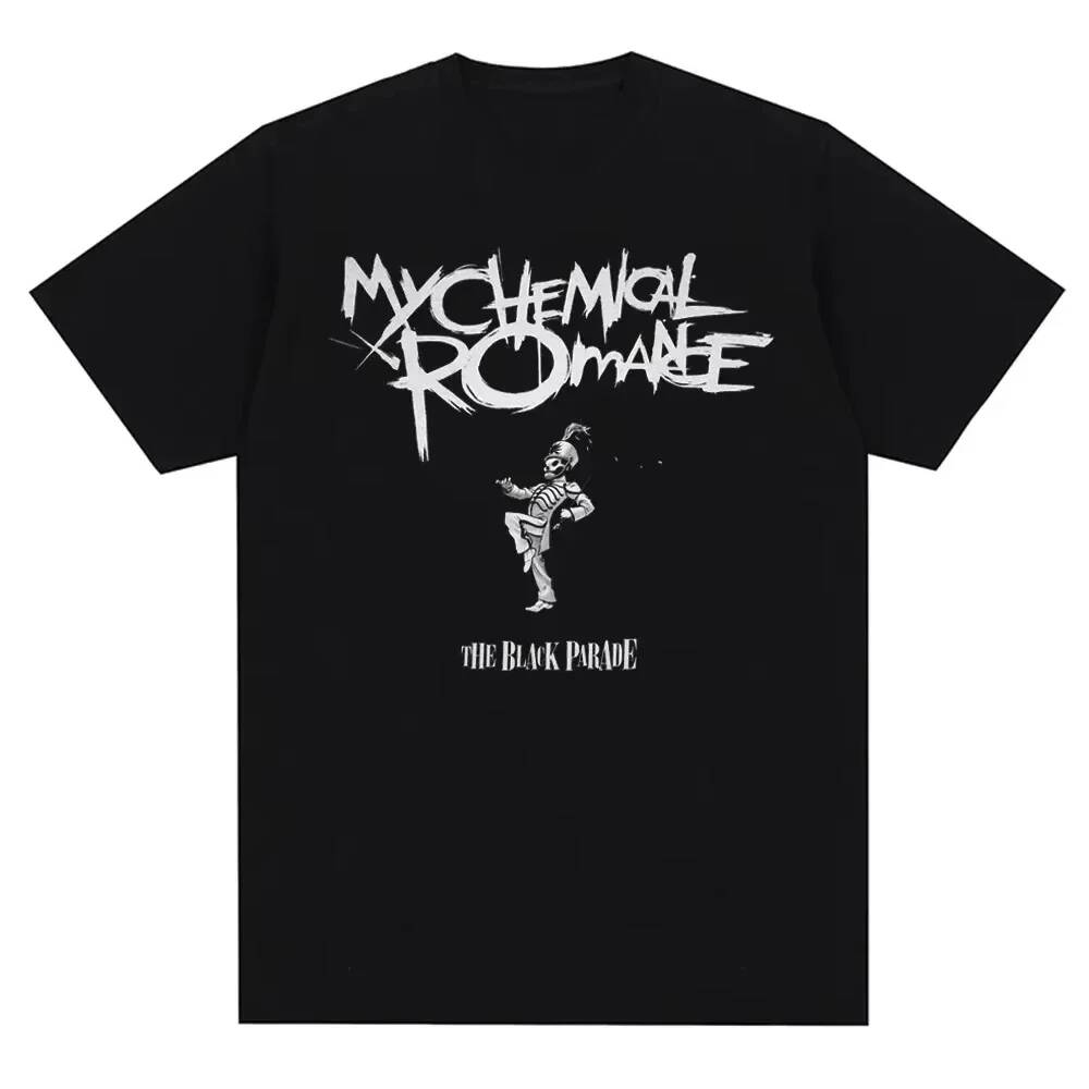 2026 My Chemical RoUnisexce Mcr Band Unisex Women Cotton TShirt Printed T Shirt Casual Short Sleeve Tshirt Streetwear Trend Tee Tops