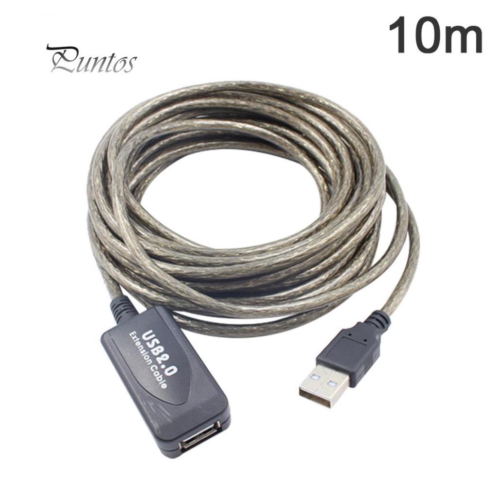 5/10/15/20m USB 2.0 Active Extension Repeater Cable Signal Booster Extended Cord