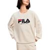 Fila Оригинальный свитшот флисовый свободного кроя Унисекс свитшот Паровой белый F51M449204F-IV