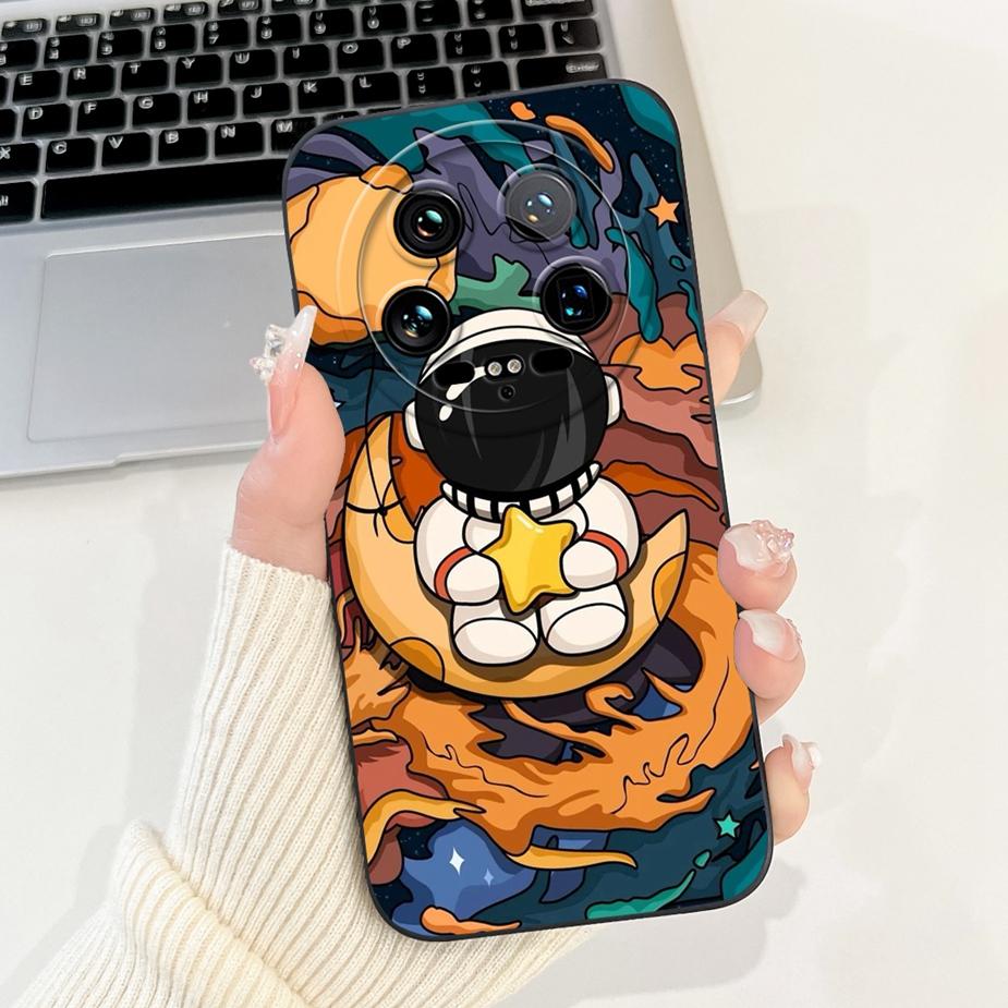 Чехол для Xiaomi 14 Ultra Милый Чехол-Мультяшный Динозавр Ударопрочный Чехол для Телефона Для Xiaomi Mi 13 Ultra 13Ultra 14Ultra Мягкий TPU Корпус