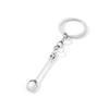Handmade Craft Silver Color Pendant Ornaments Metal Key Chain Trinkets Key Ring Spoon Keychain