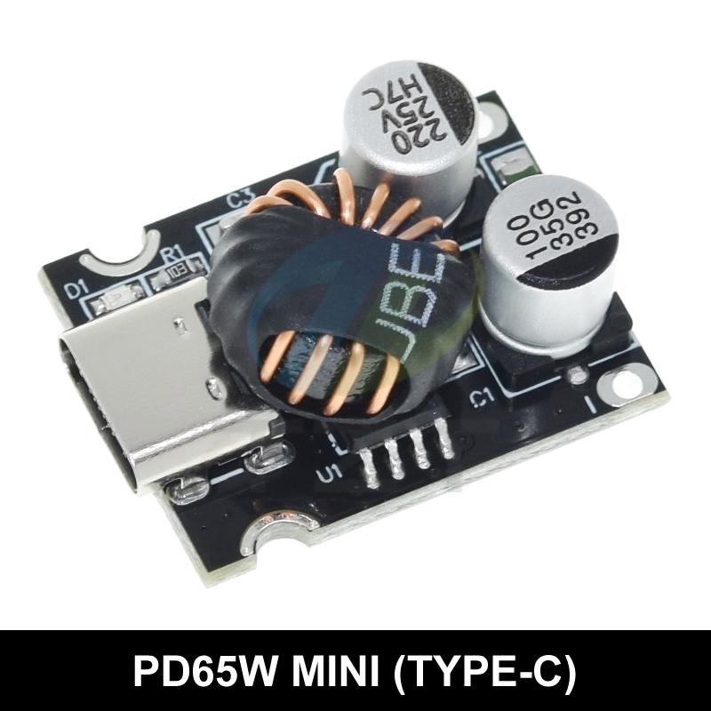 TZT QC4.0 QC3.0 Type-C USB PD65W Адаптер модуля быстрой зарядки DC8-32V 3.25A 65W Понижающий модуль для Huawei SCP/FCP Apple PD