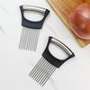 Stainless Steel Onion Slicer & Meat Tenderizer Tool