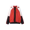 Color Block Hooded Thick Single Breasted Cotton Jacket Men Jackets University-Red DQ6199-657