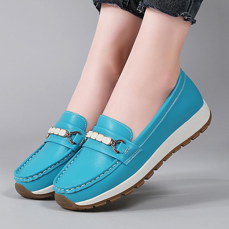 Женские пенни-лоферы из искусственной кожи, классические мокасины, повседневные, удобные, легкие, прогулочные туфли на плоской подошве, для вождения, женские туфли-лоферы