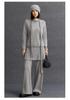 Women's Cashmere Rolled Edge Pullover - 2026 Autumn Round Neck Solid Color Knit Sweater