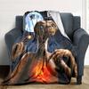 1pc E-ET1 Blanket, Gift, for Men and Women, Soft Blanket, Good for Sofa Bed Couch Travel, Lightweight Flannel Blanket
